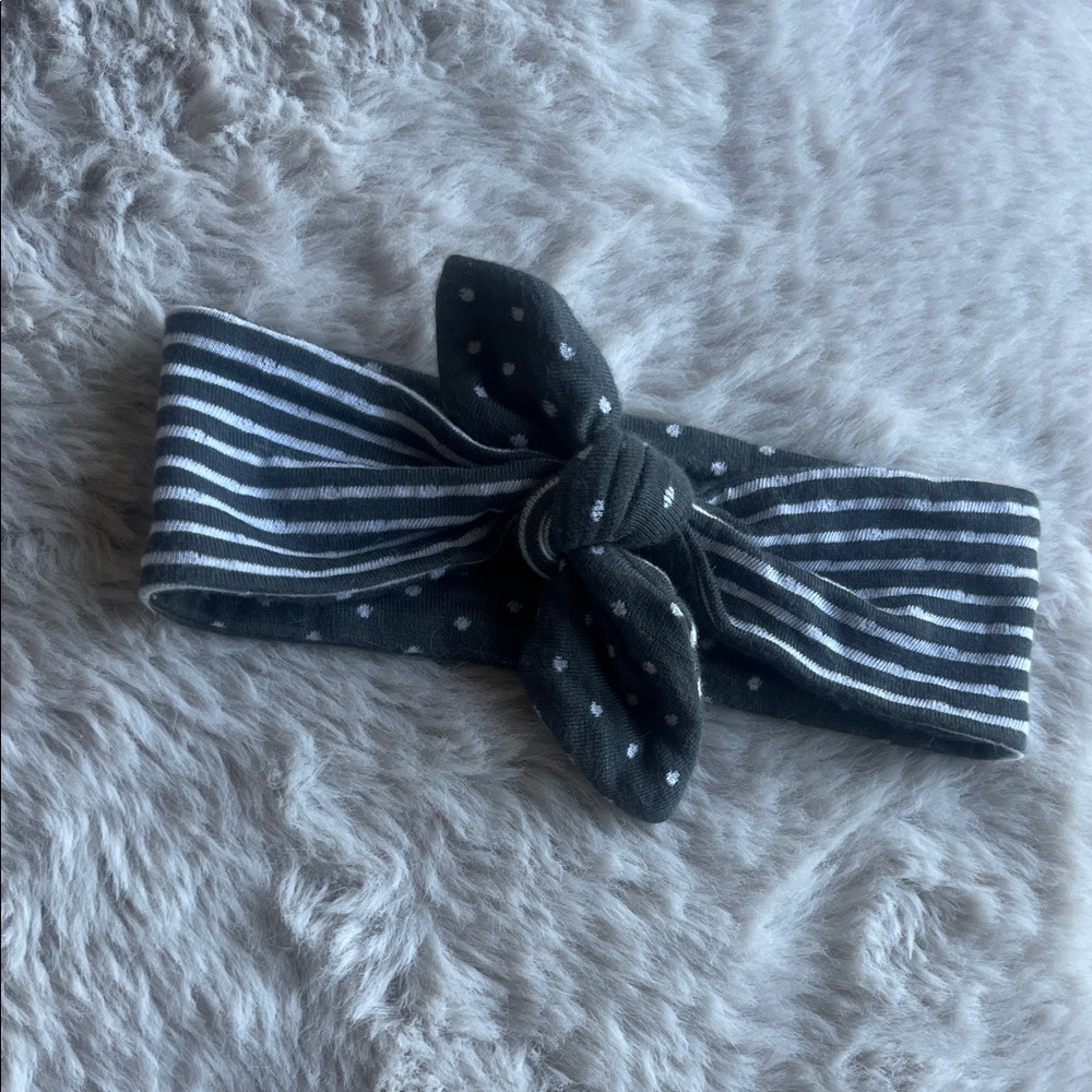 Polka Dot and Striped baby Headband